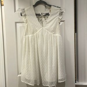 Altar’d State White Dress, Size M
